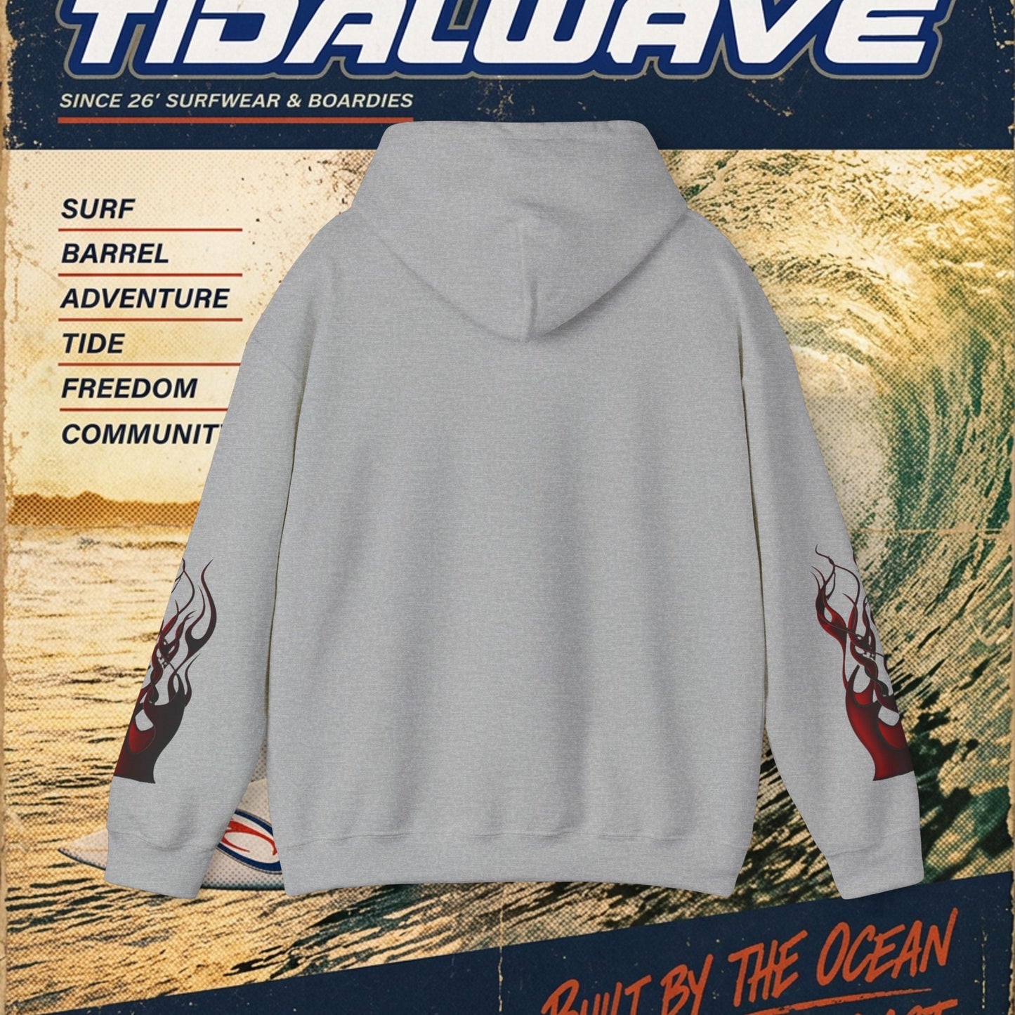 Tidal 'Flame Logo' - Pullover Hoodie