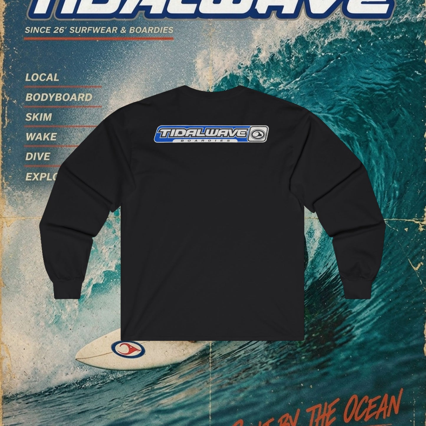 TidalWave "Blue and White" Bar logo - Tee
