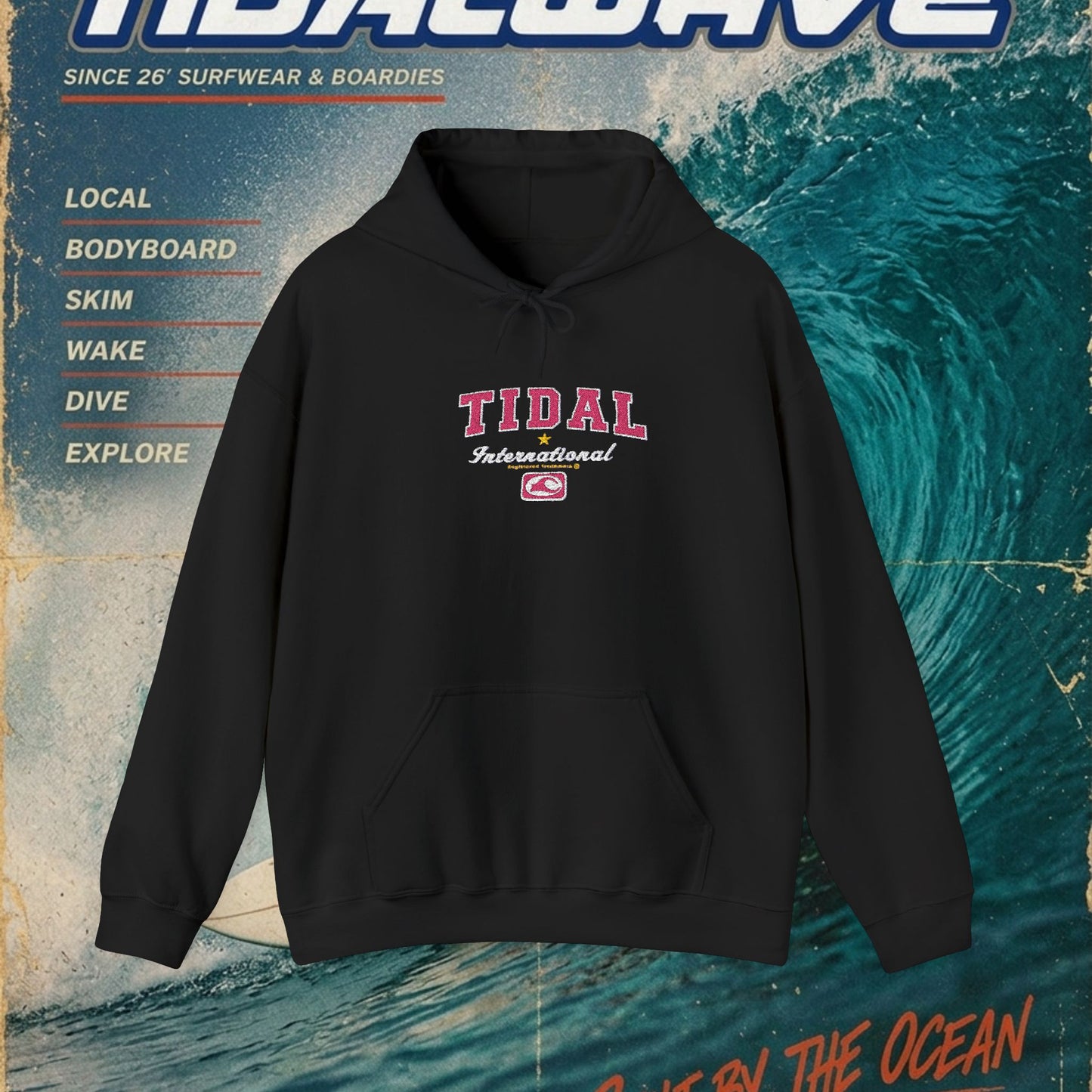 Tidal 'Embroid' Type - Hoodie
