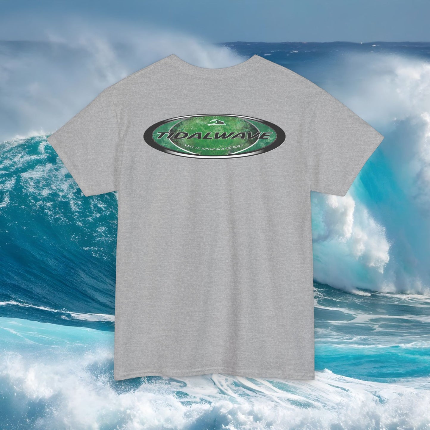 Green Oval 'Tidalwayzz' Logo - Tee