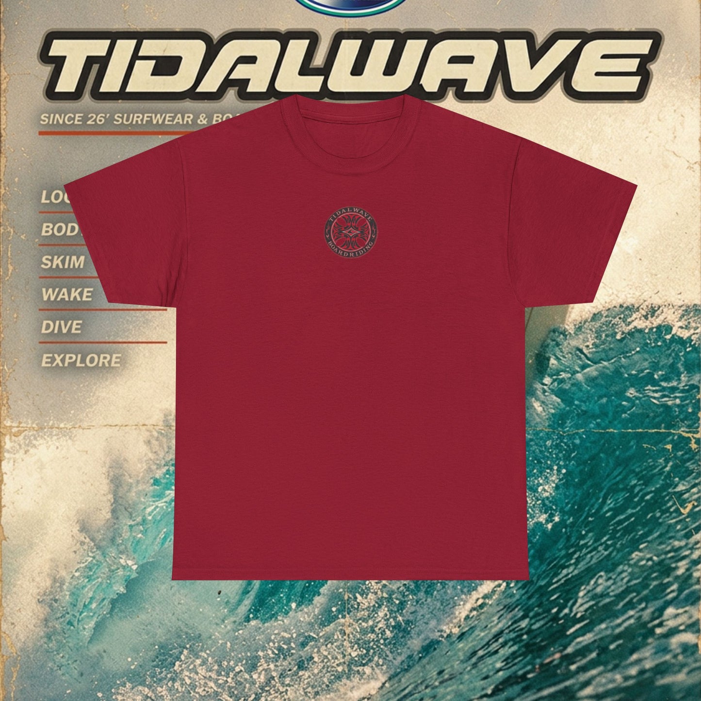 Tidal 'Boardriding skate' - Tee