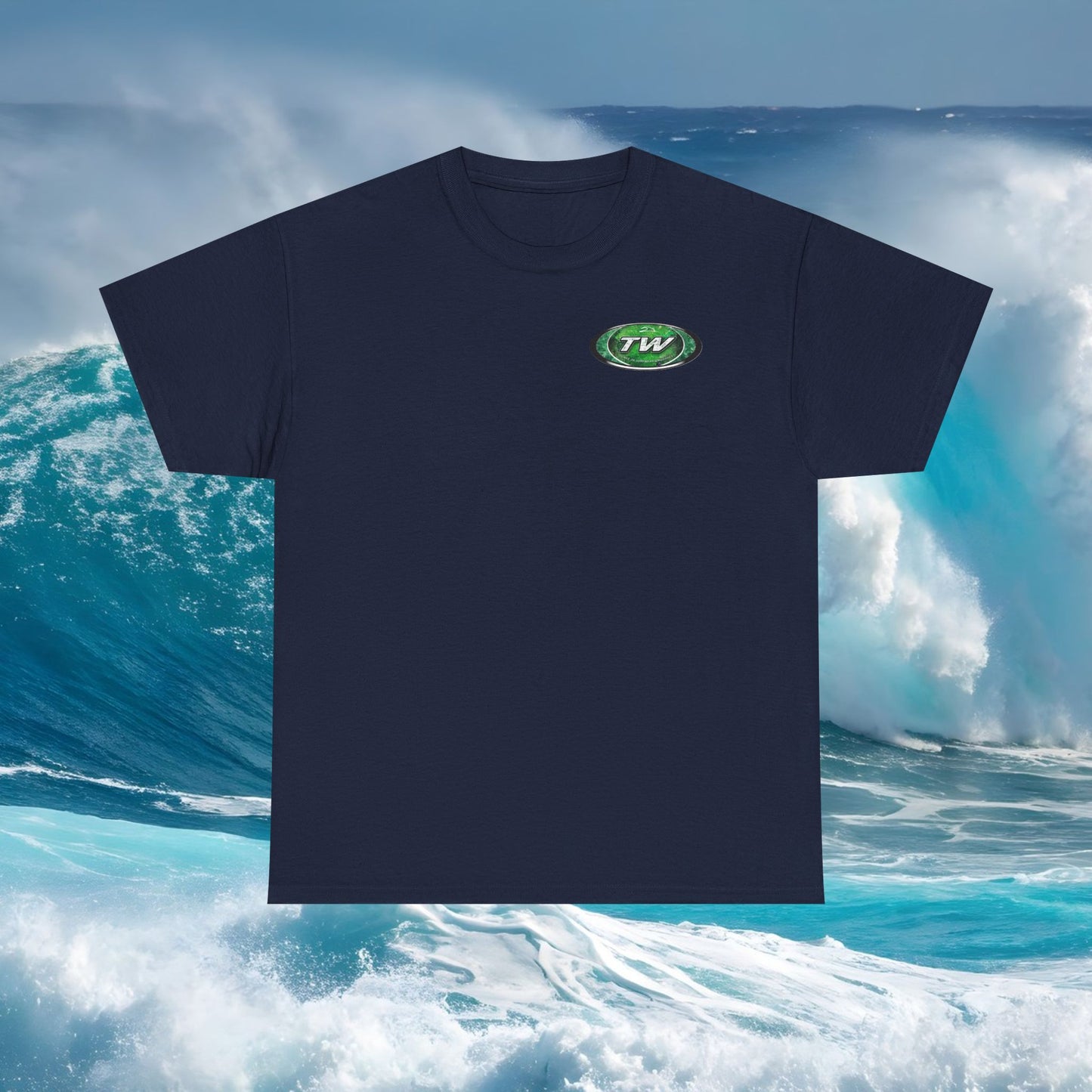 Green Oval 'Tidalwayzz' Logo - Tee