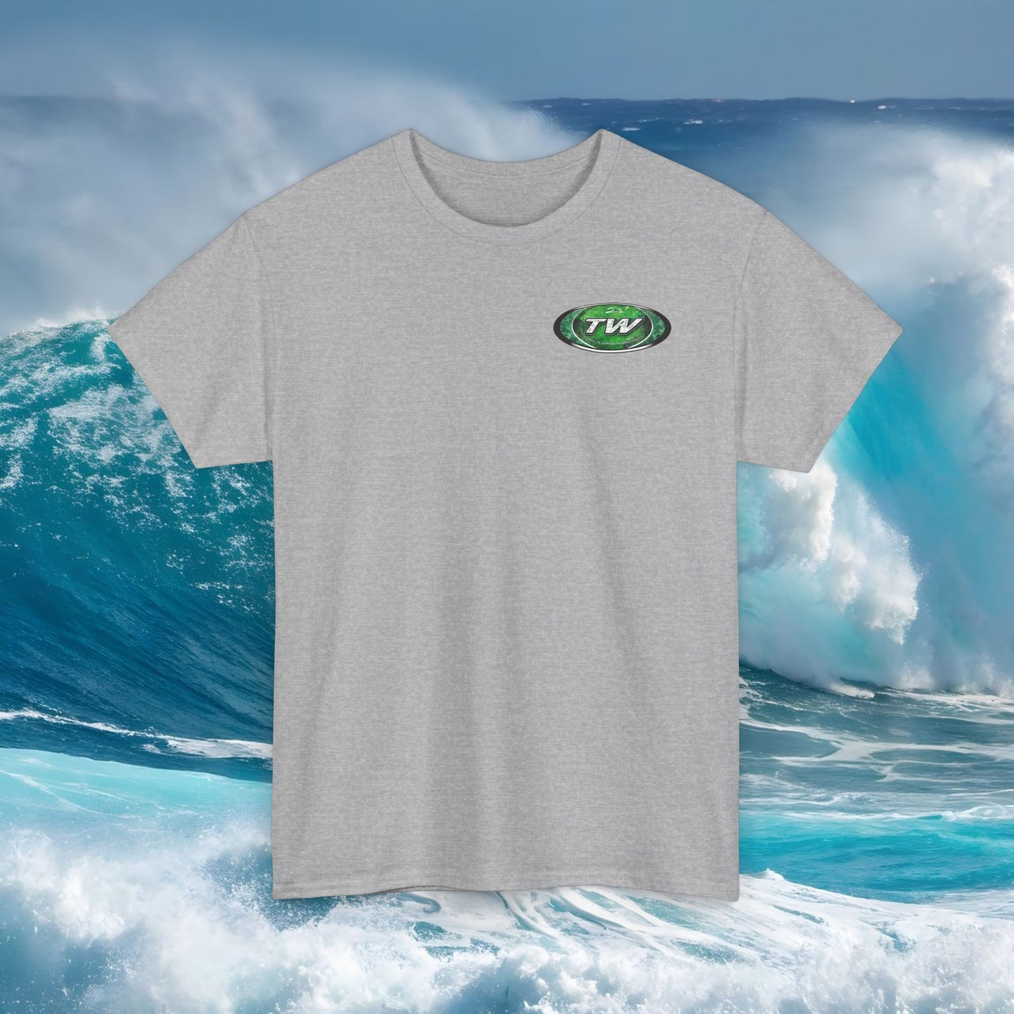 Green Oval 'Tidalwayzz' Logo - Tee