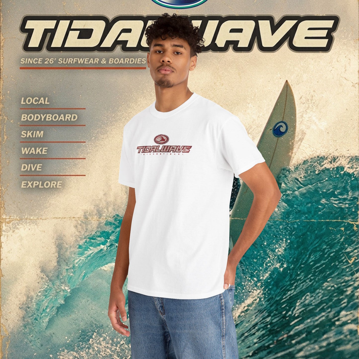 Tidalwave "Distressed International" - Tee