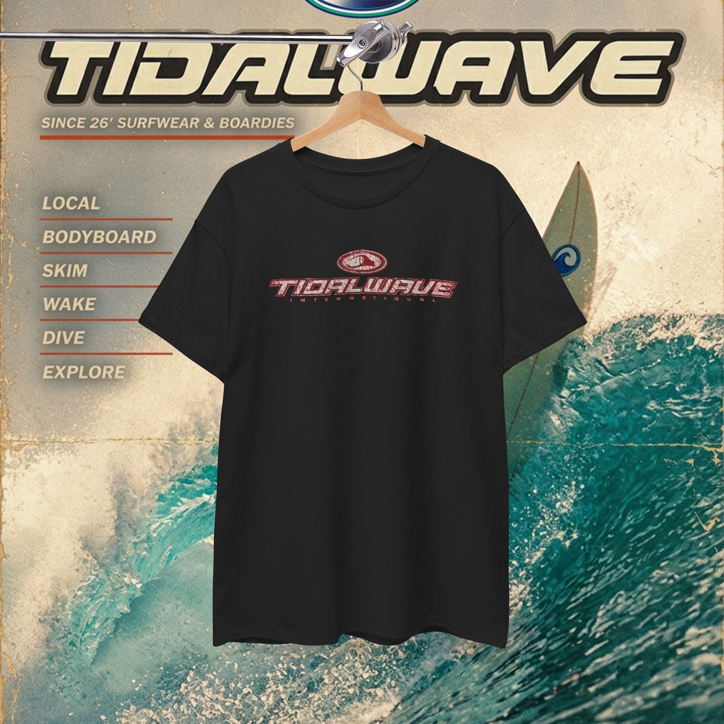 Tidalwave "Distressed International" - Tee