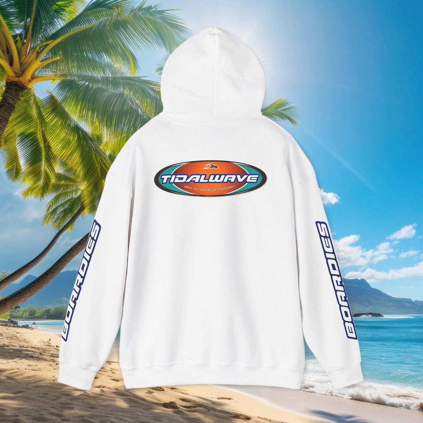 'TIDALWAVE' Logo & 'BOARDIES' Sleeve Pullover