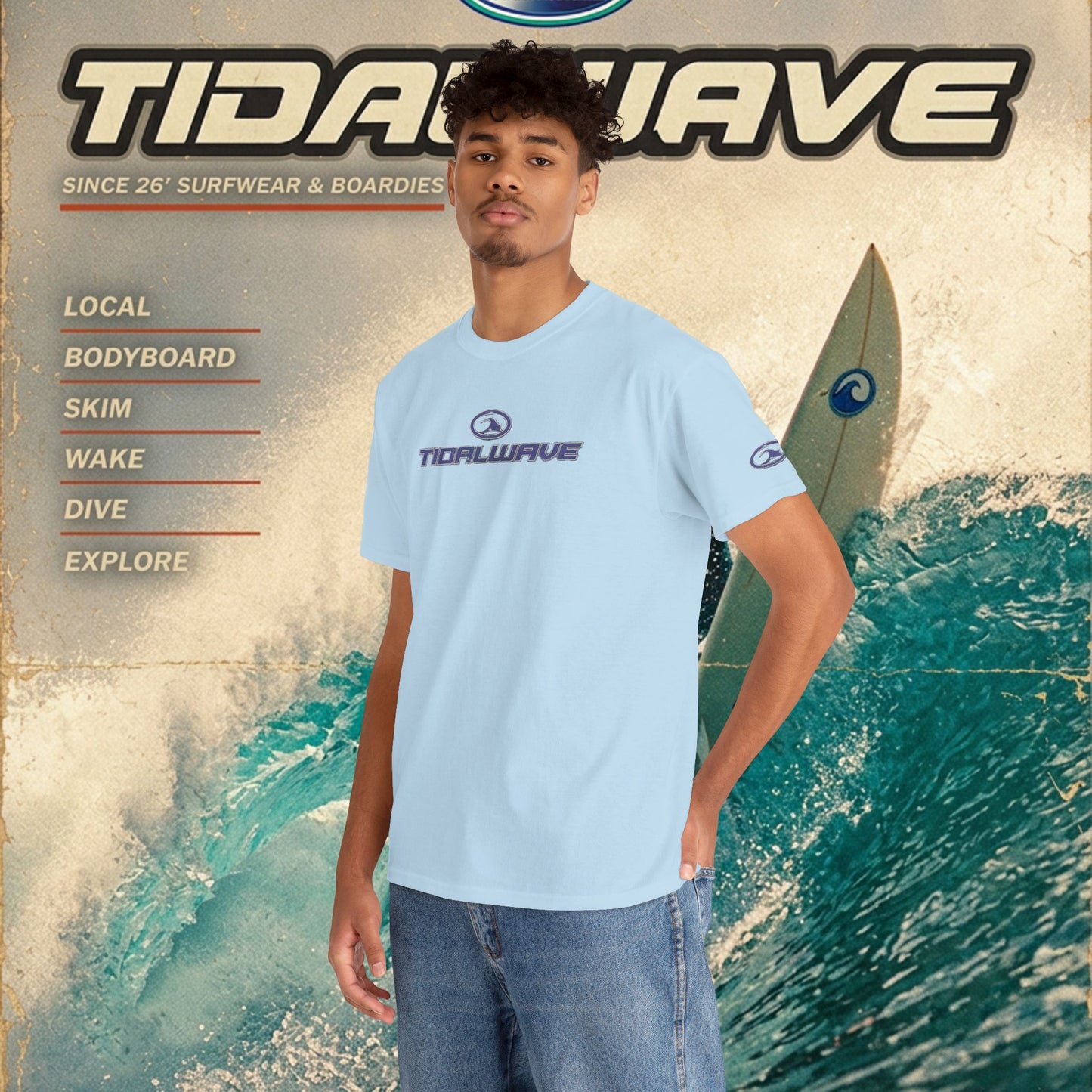 Tidalwave "Plain Outine" Logo - Tee