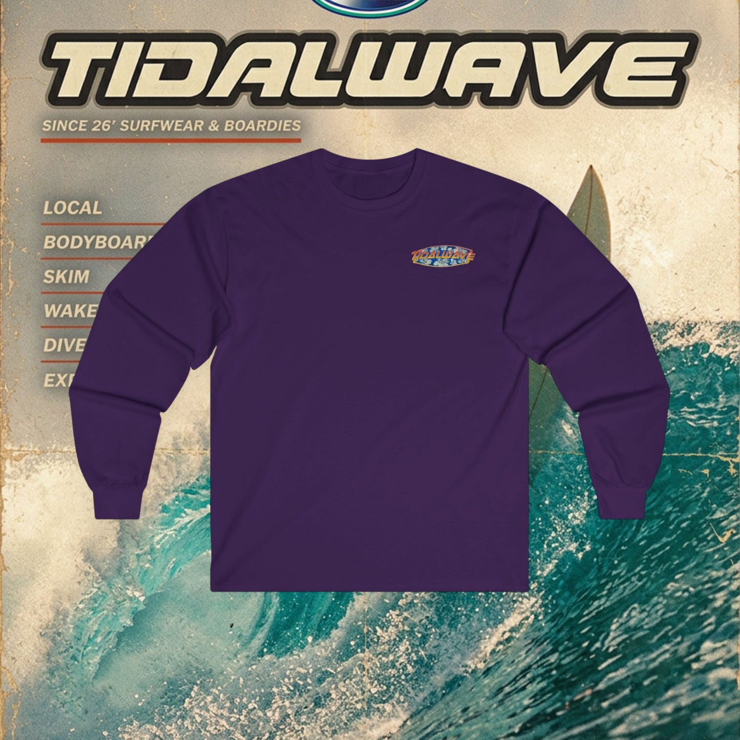 TidalWave '90's Lettering' - Tee