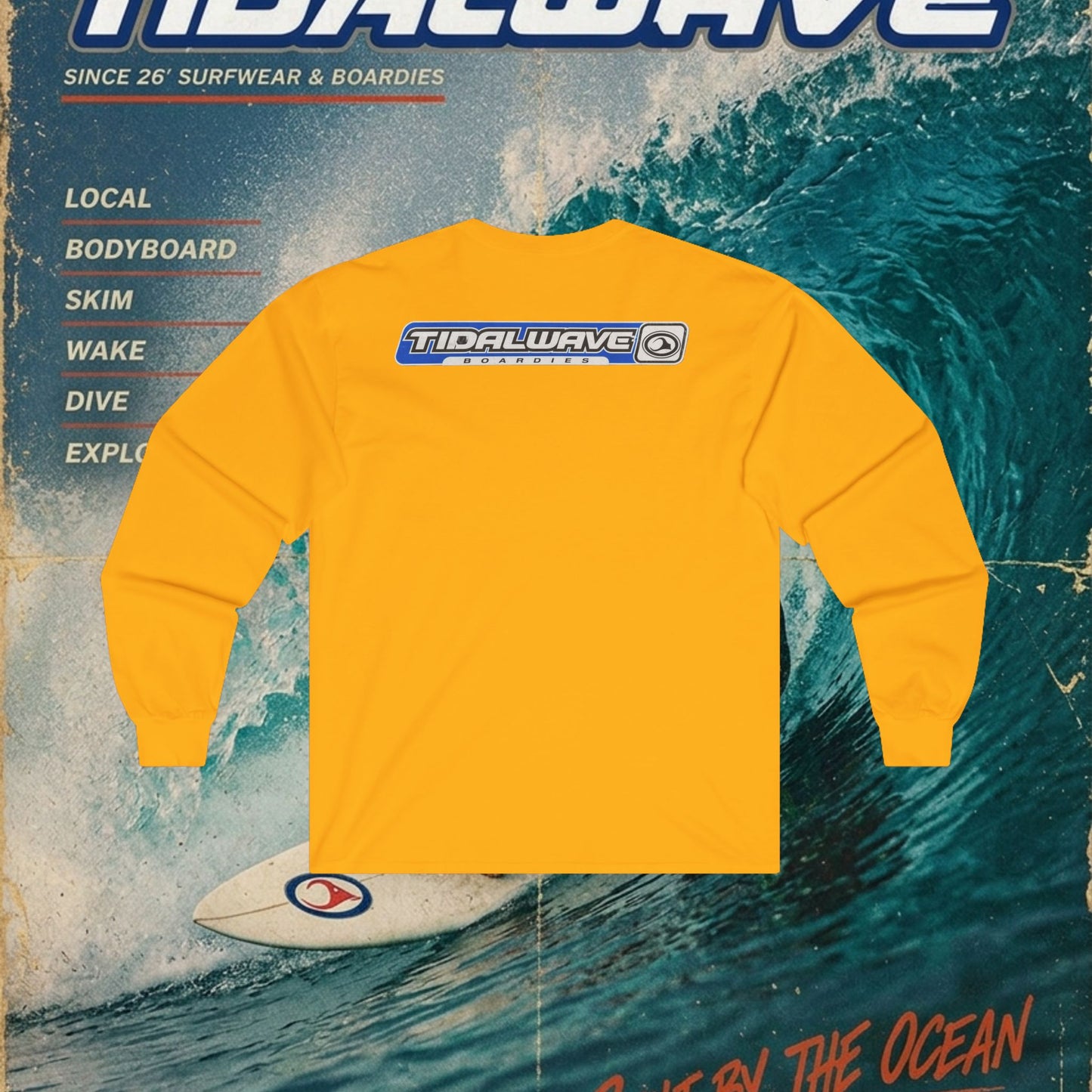 TidalWave "Blue and White" Bar logo - Tee