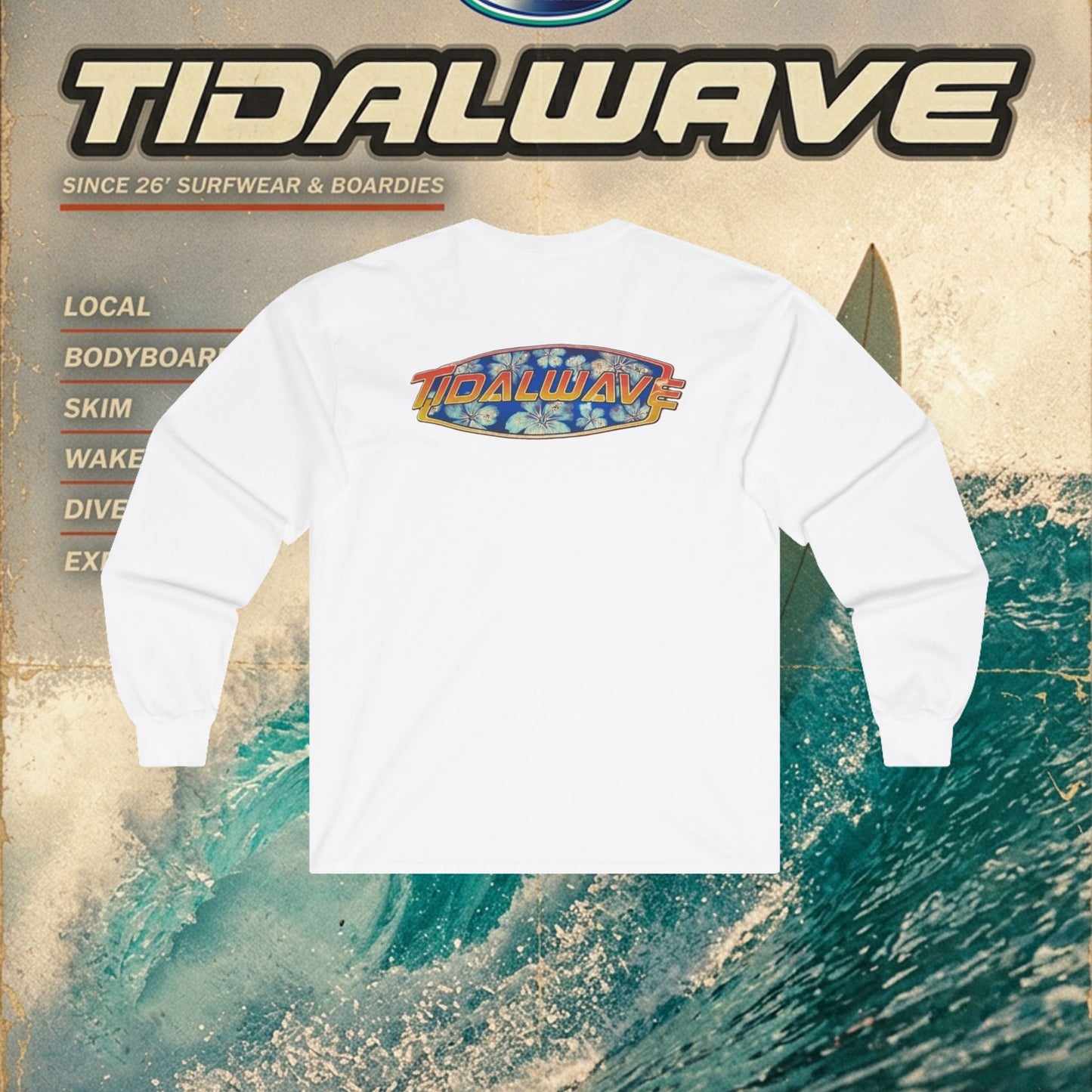 TidalWave '90's Lettering' - Tee