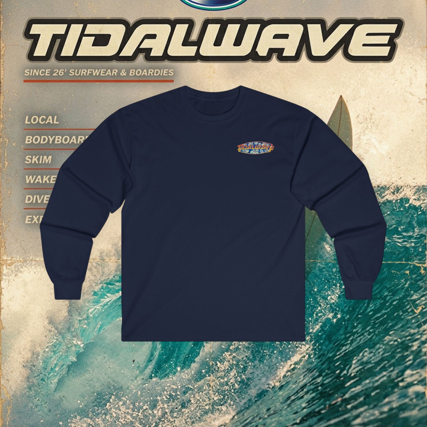 TidalWave '90's Lettering' - Tee