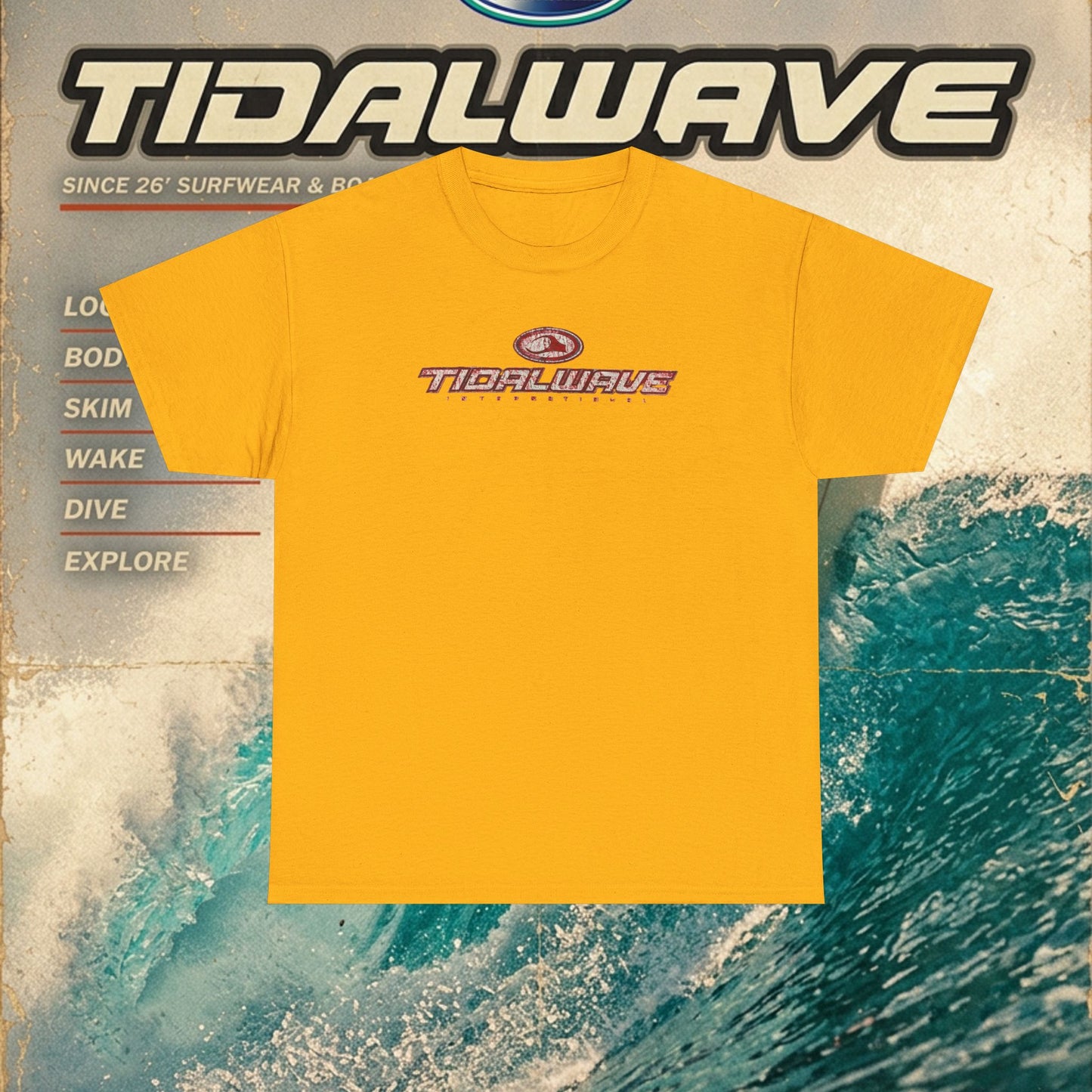 Tidalwave "Distressed International" - Tee