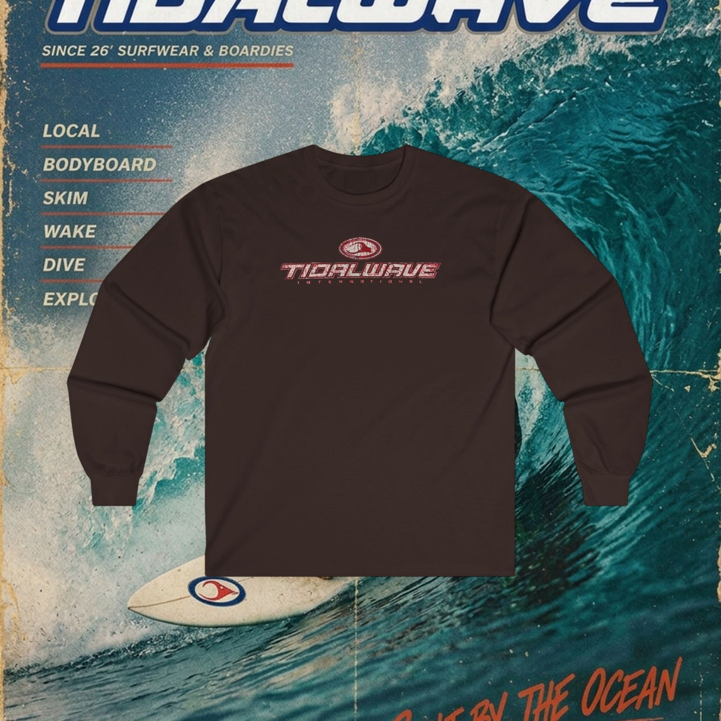 Tidalwave "Distressed International" - Longsleeve