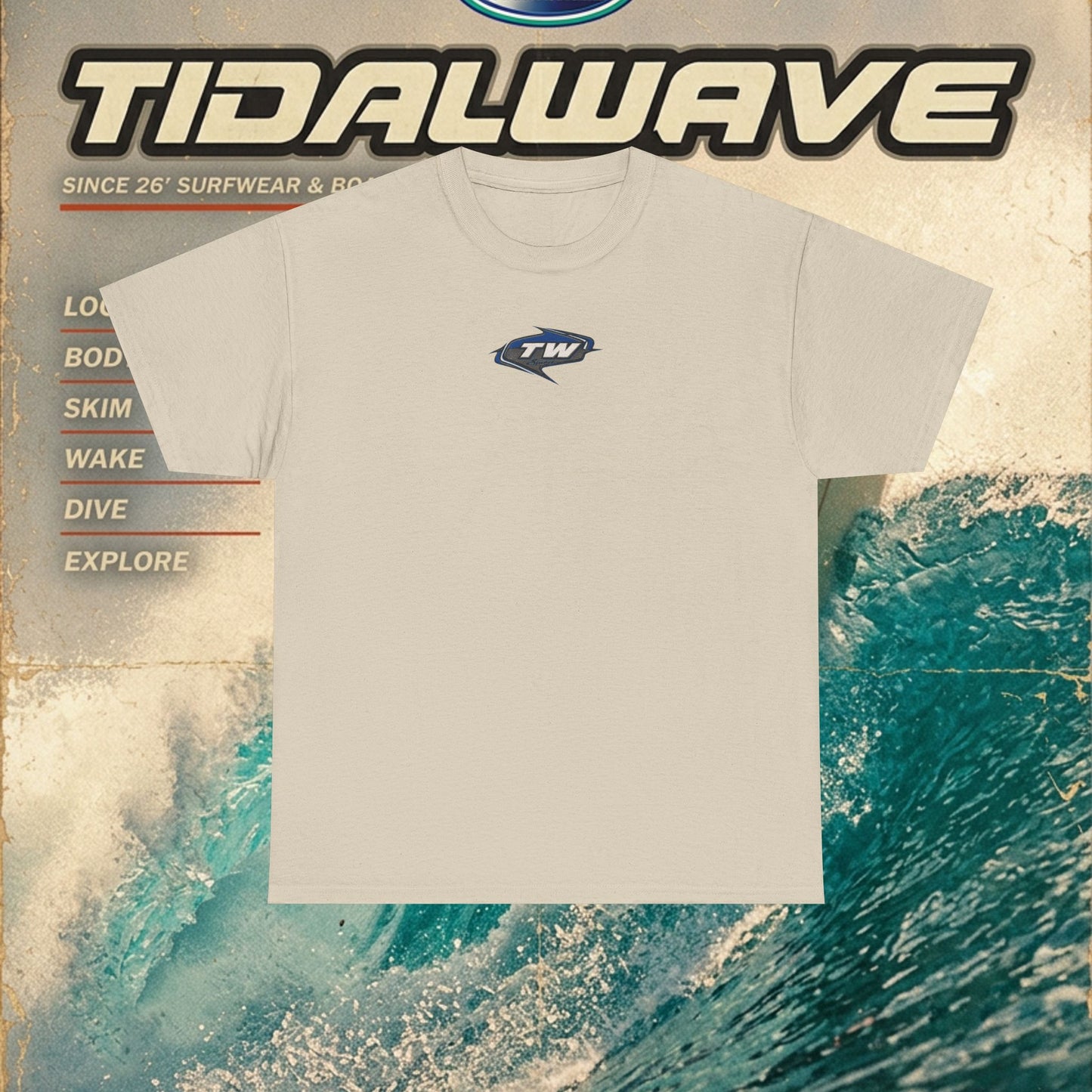 Tidalwave 'TW Sport' Logo Tee