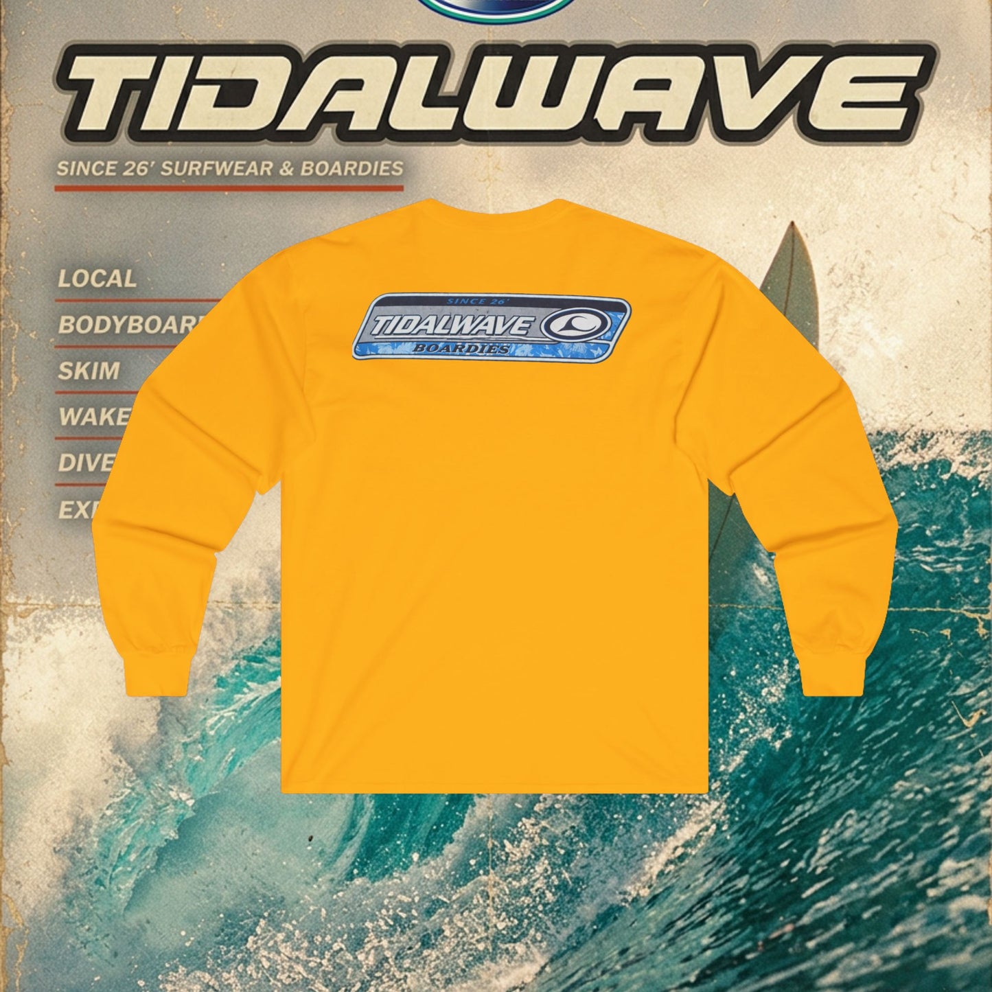 Tidalwave 'White Flower' Logo - Tee
