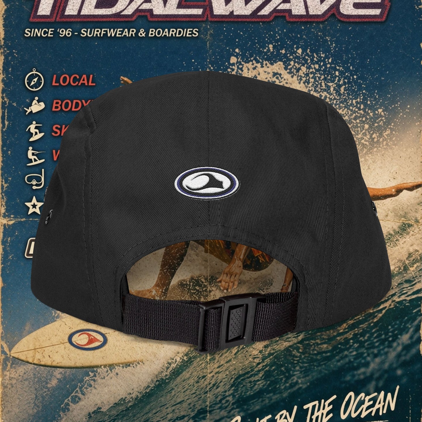 Tidalwave Embroidered 5-Panel Cap