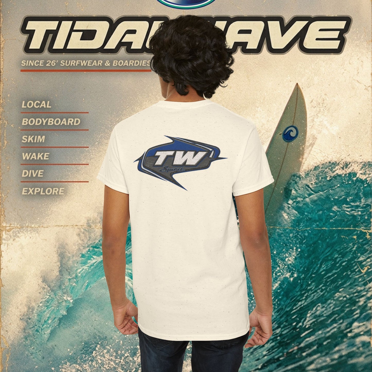 Tidalwave 'TW Sport' Logo Tee