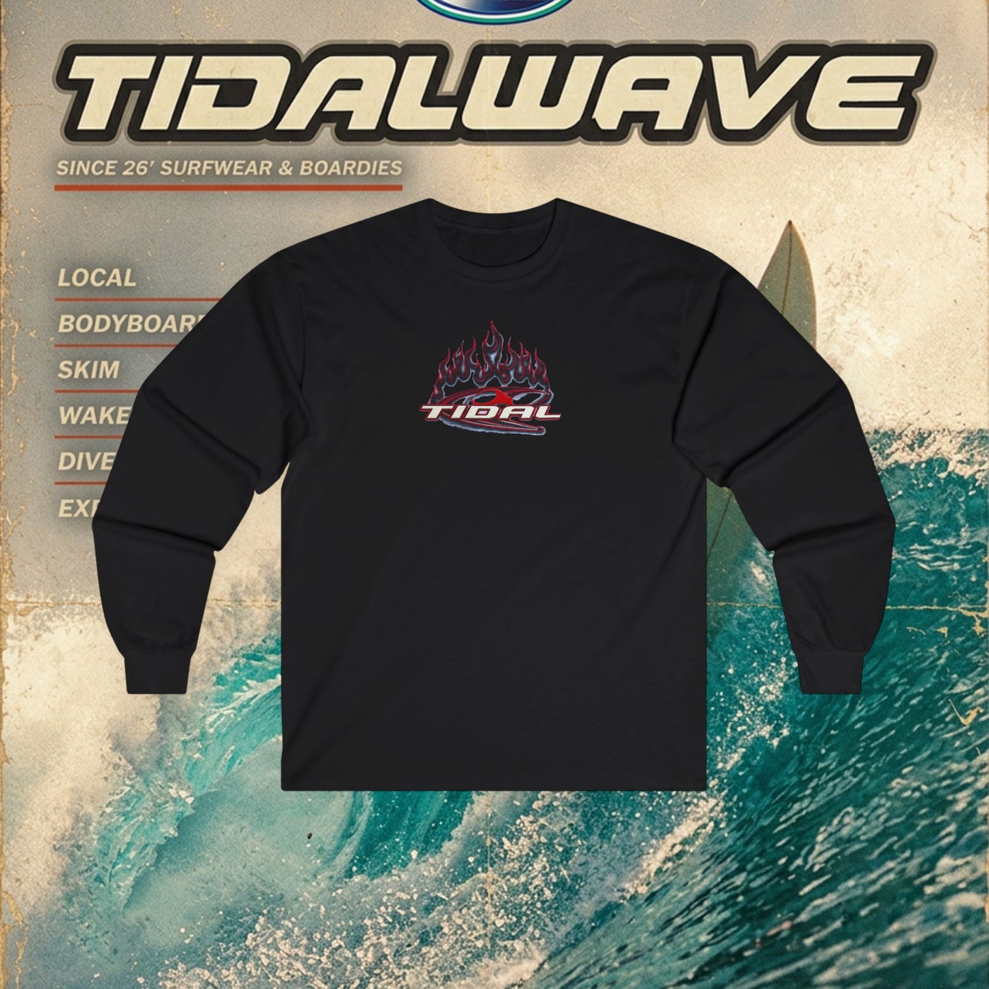TidalWave "Burning Passion" - Longsleeve