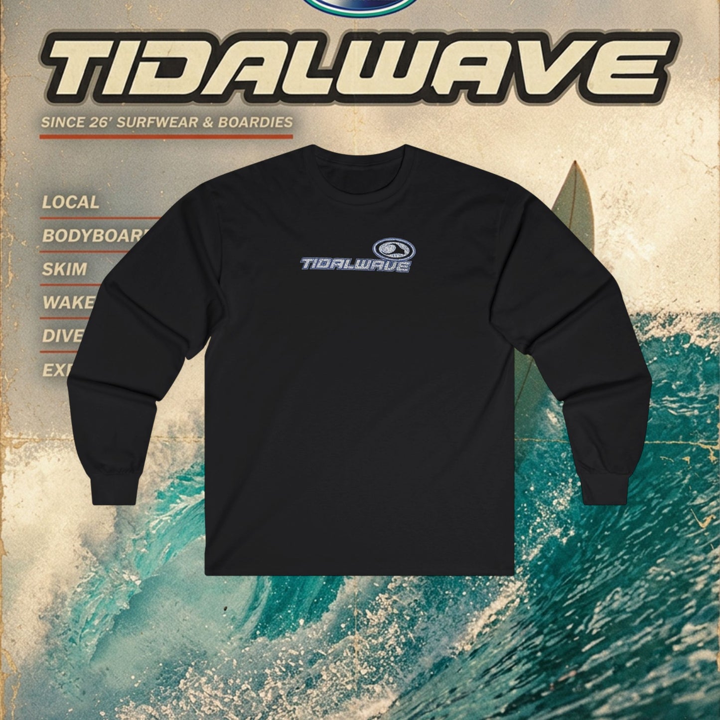Tidalwave 'Faded Graphics' - longsleeve