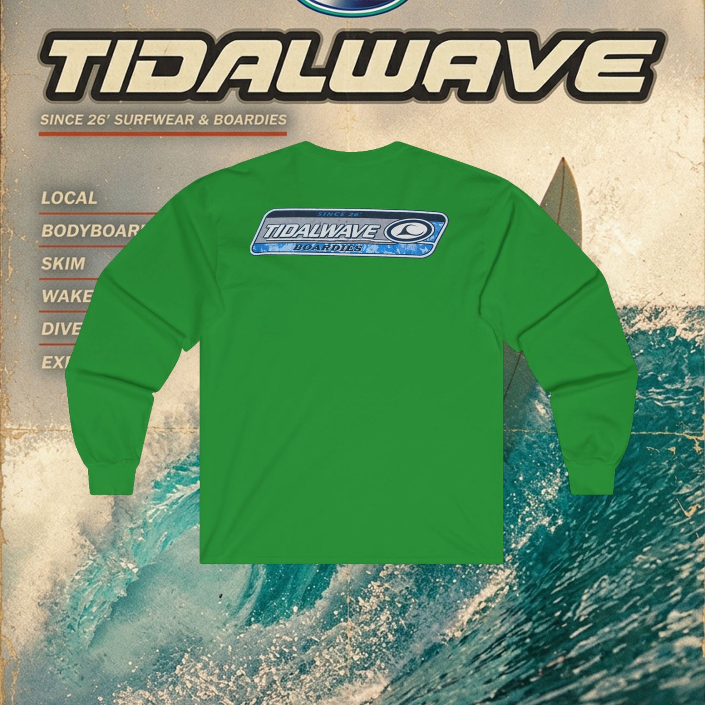 Tidalwave 'White Flower' Logo - Tee