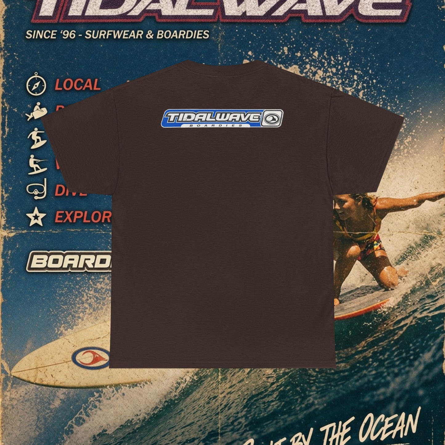 TidalWave "Blue and White" Bar logo - Tee