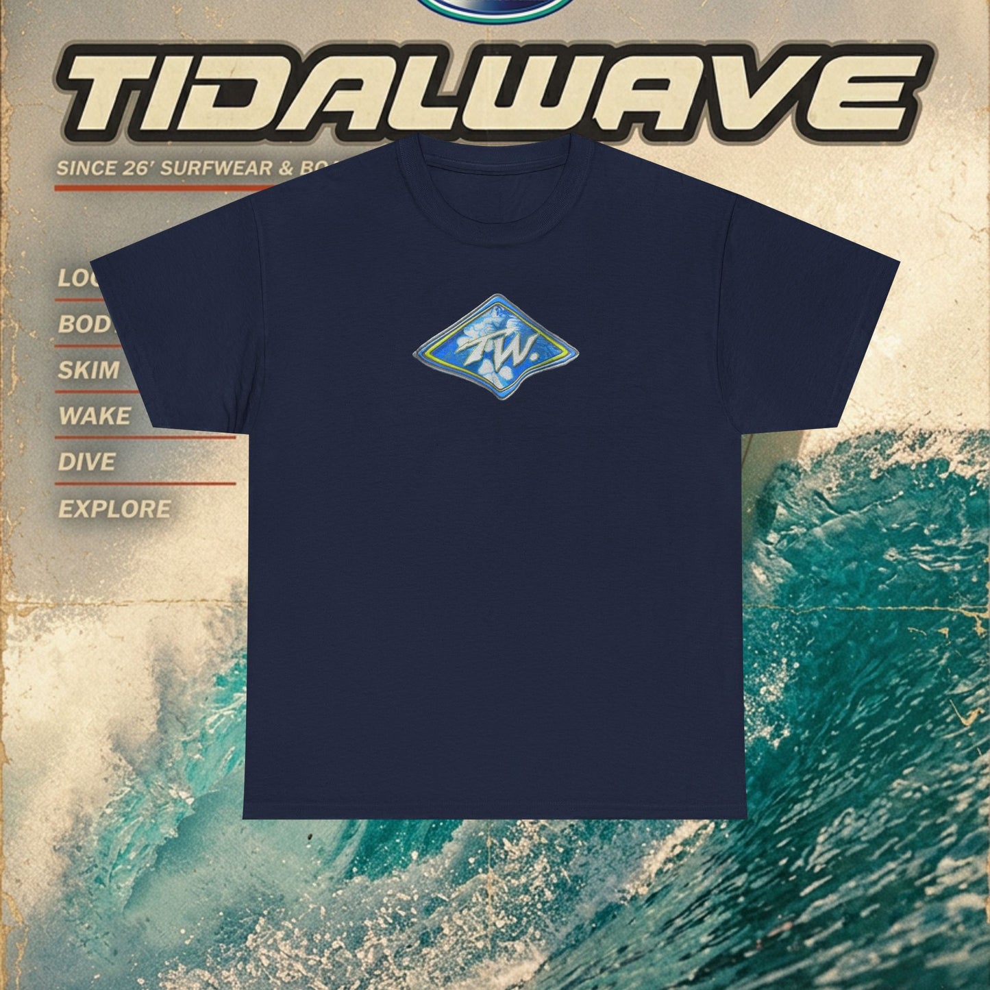 TW - "Flowers Surf" - Tee