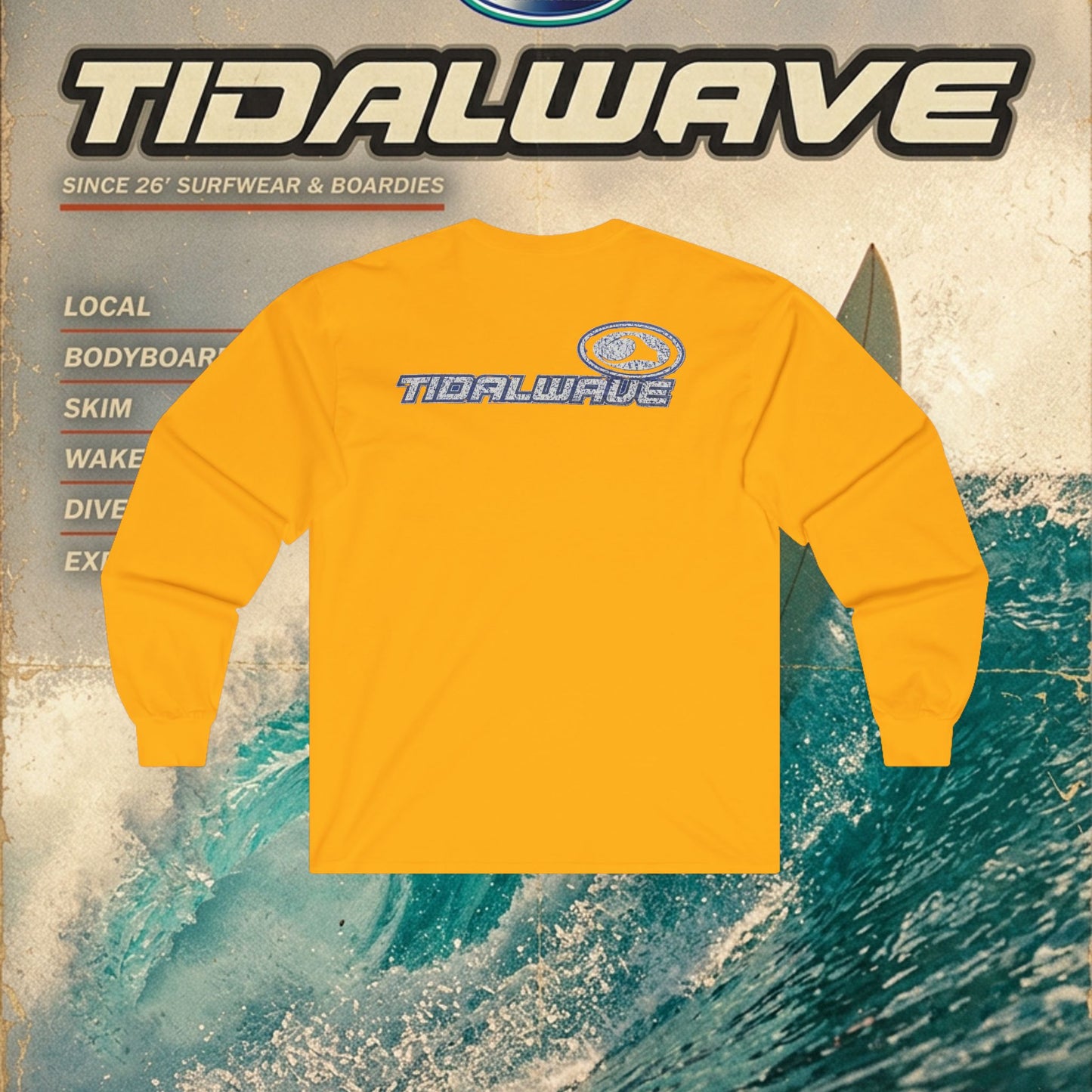 Tidalwave 'Faded Graphics' - longsleeve
