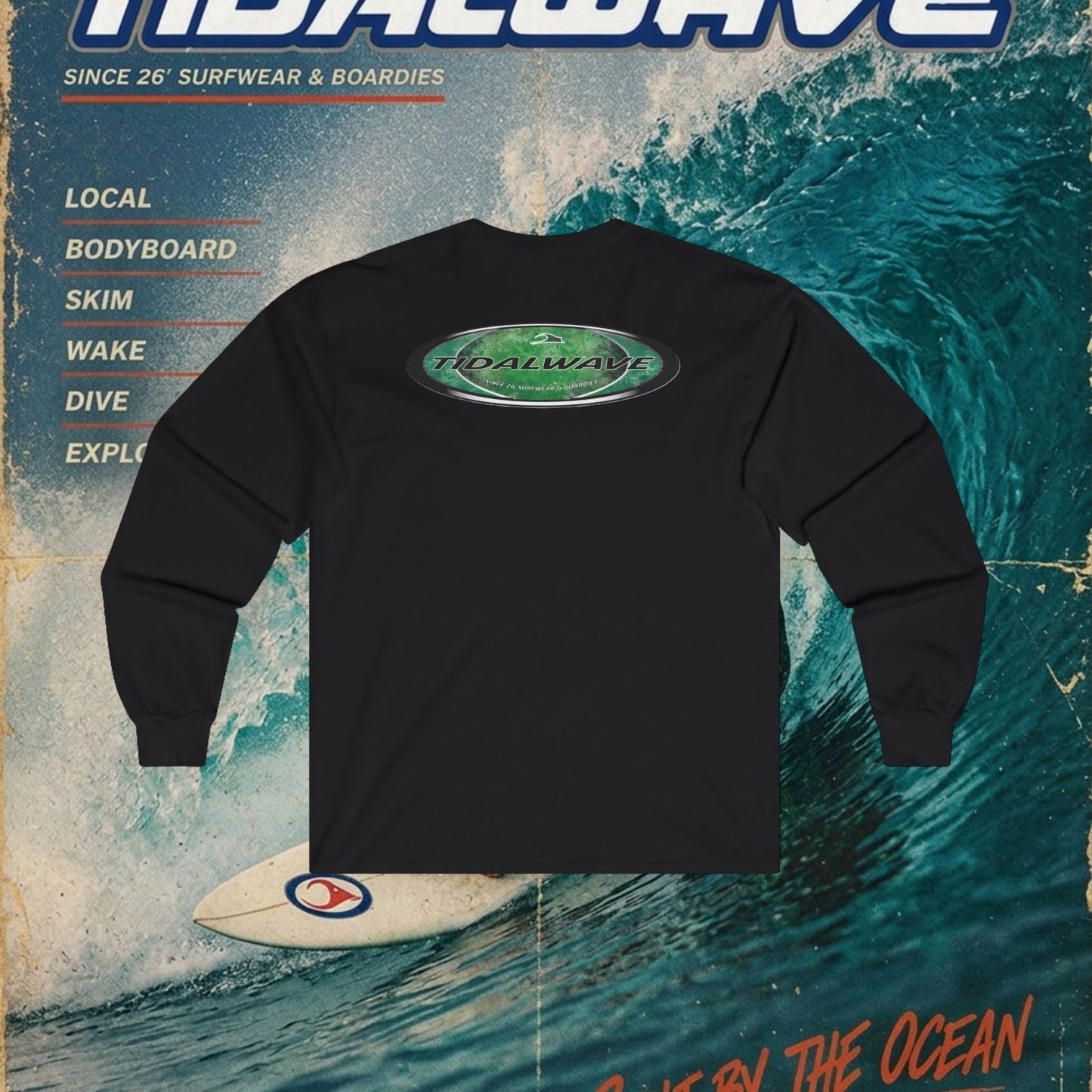 Green Oval 'Tidalwayzz' Logo - longsleeve