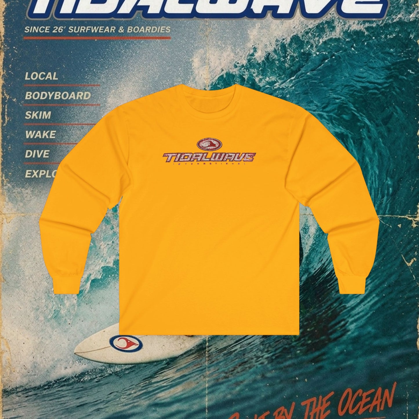 Tidalwave "Distressed International" - Longsleeve