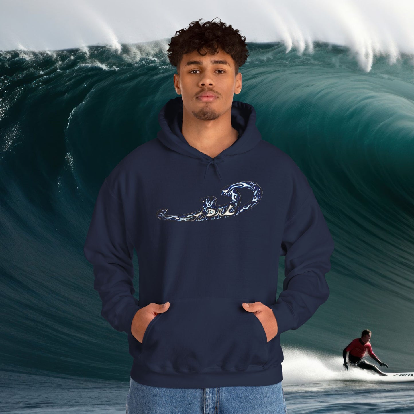 TDS "flames" - Pullover hoodie