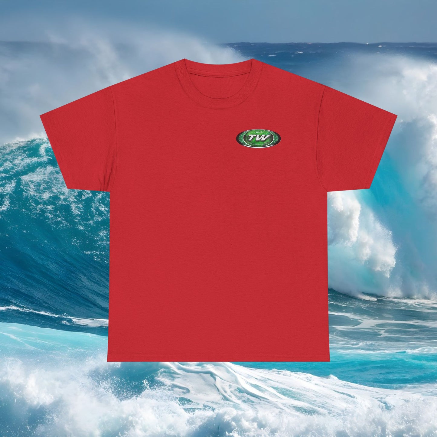 Green Oval 'Tidalwayzz' Logo - Tee