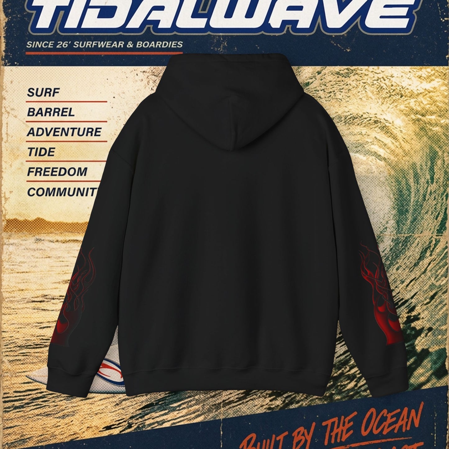 Tidal 'Flame Logo' - Pullover Hoodie