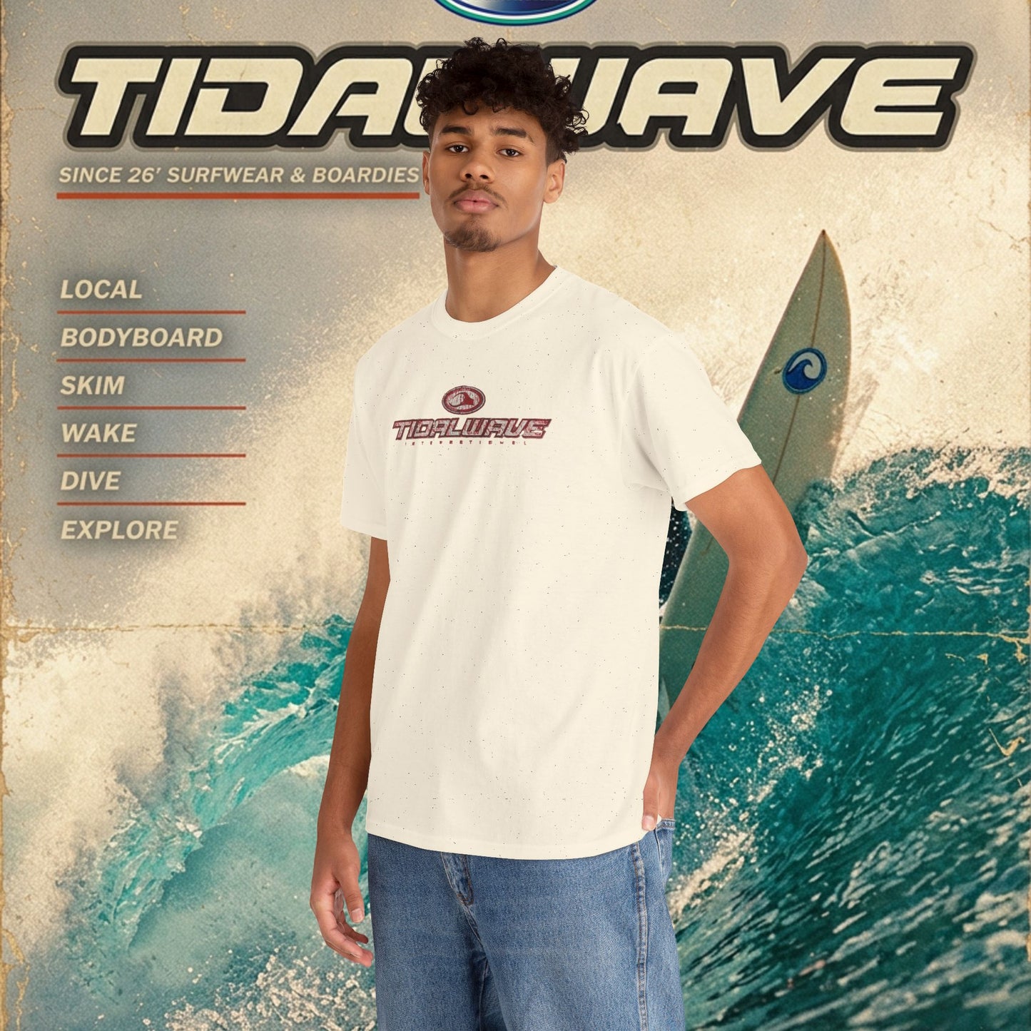 Tidalwave "Distressed International" - Tee