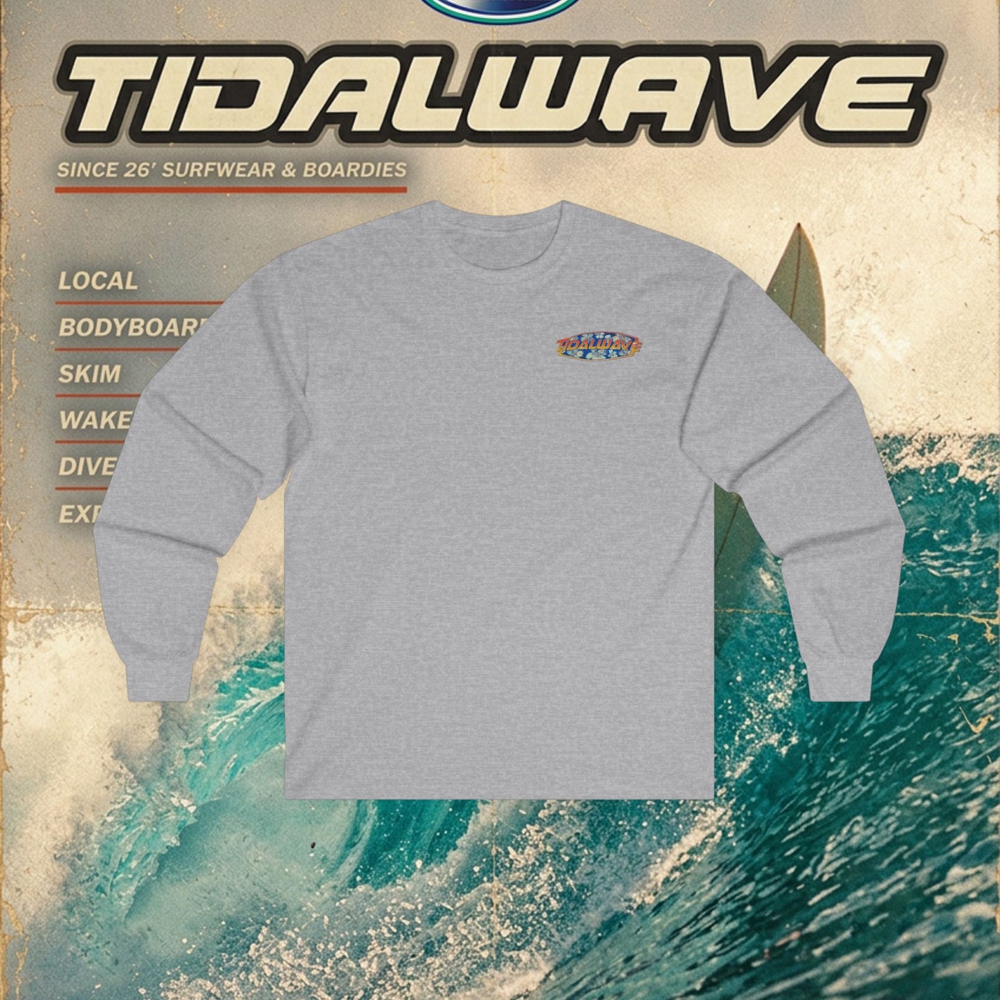TidalWave '90's Lettering' - Tee