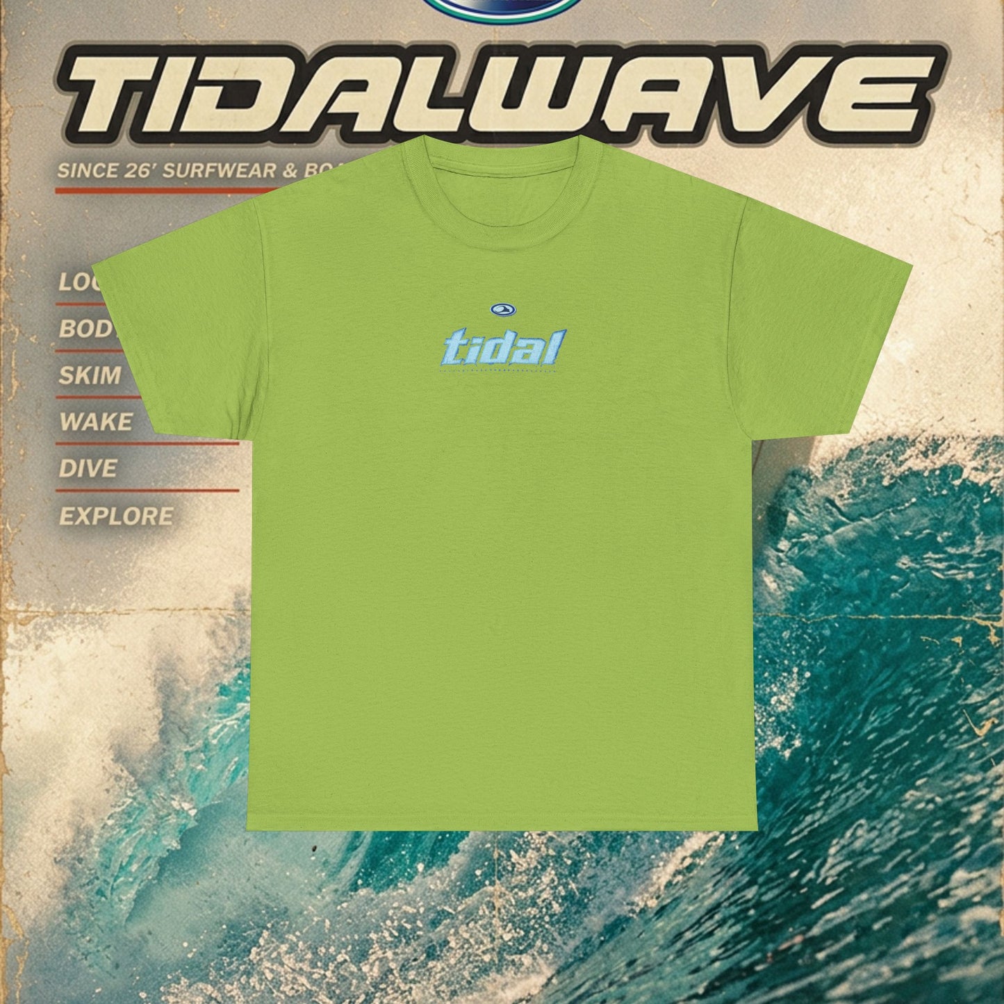 Tidal Wave "Minimal Blue" - Tee