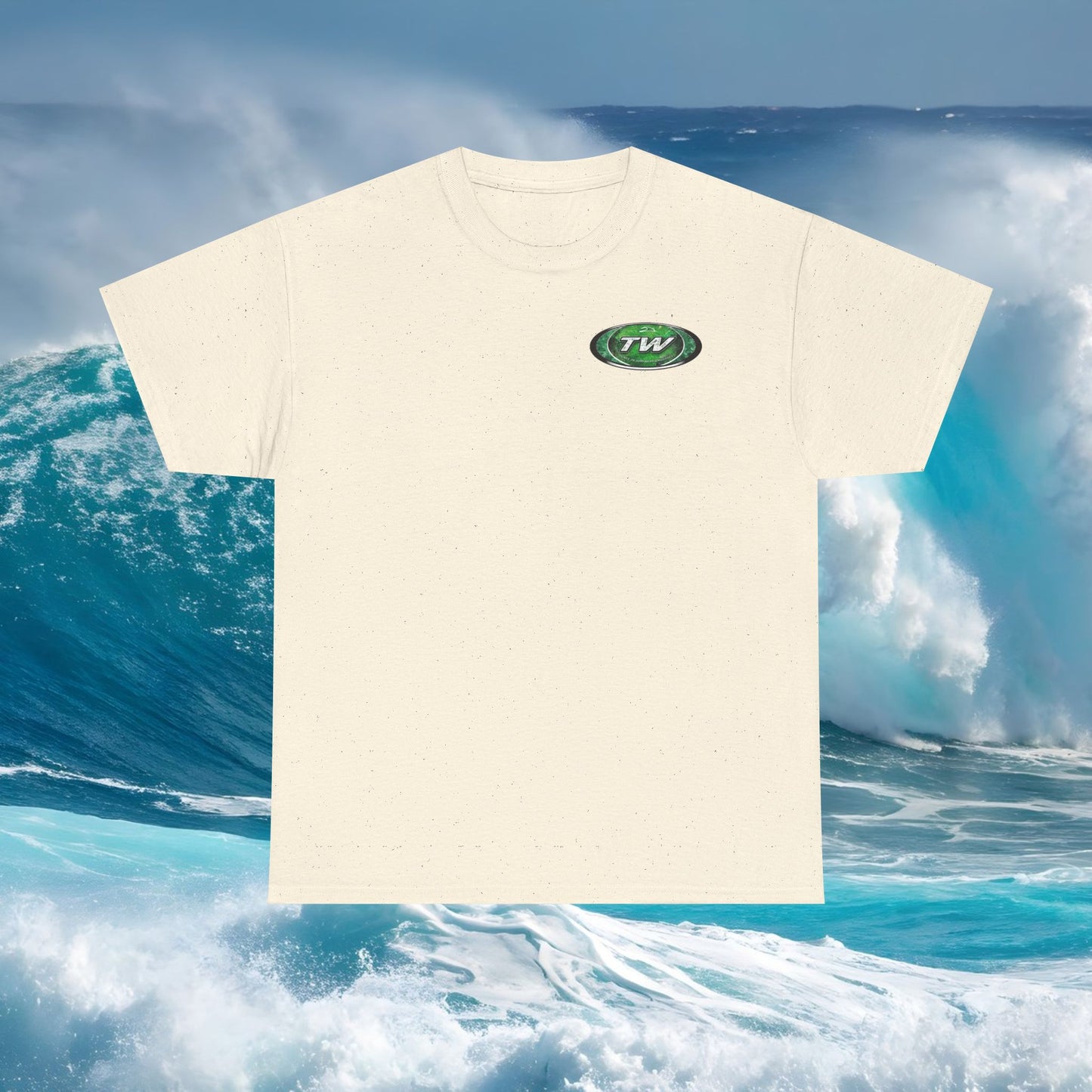 Green Oval 'Tidalwayzz' Logo - Tee