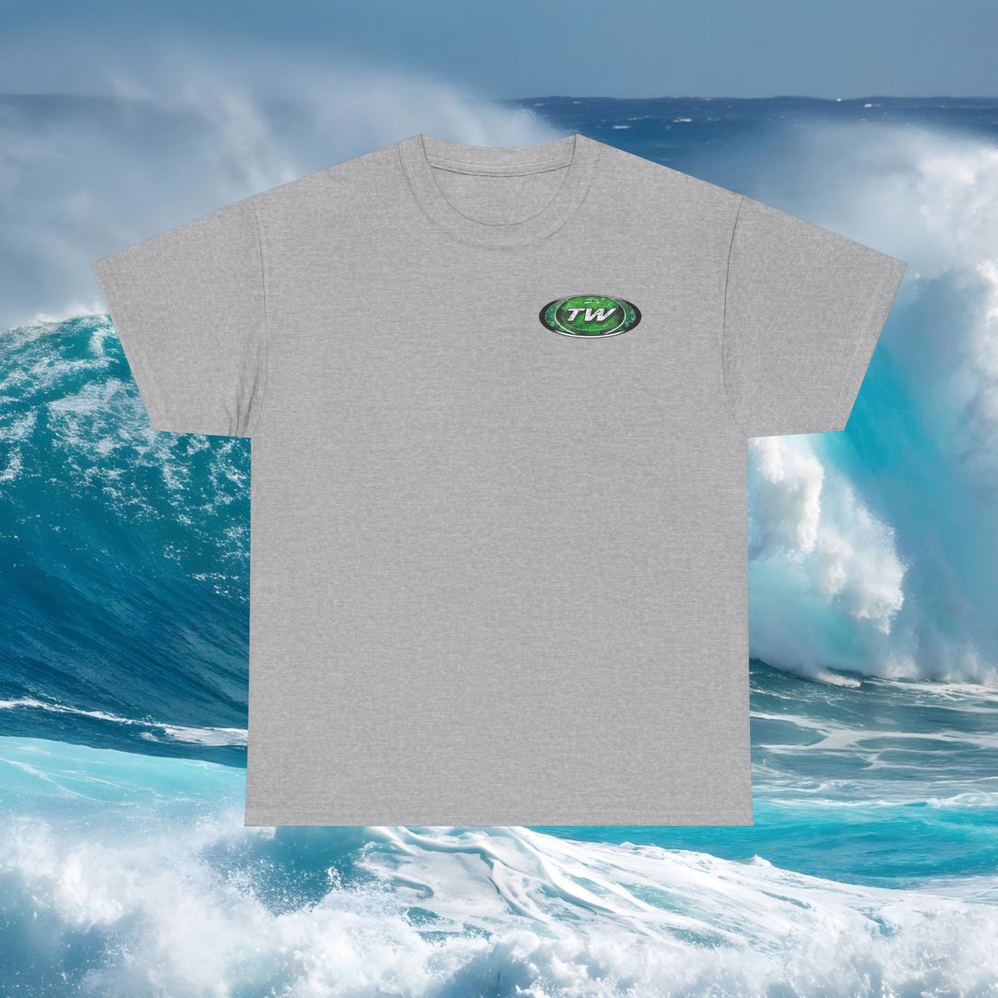 Green Oval 'Tidalwayzz' Logo - Tee