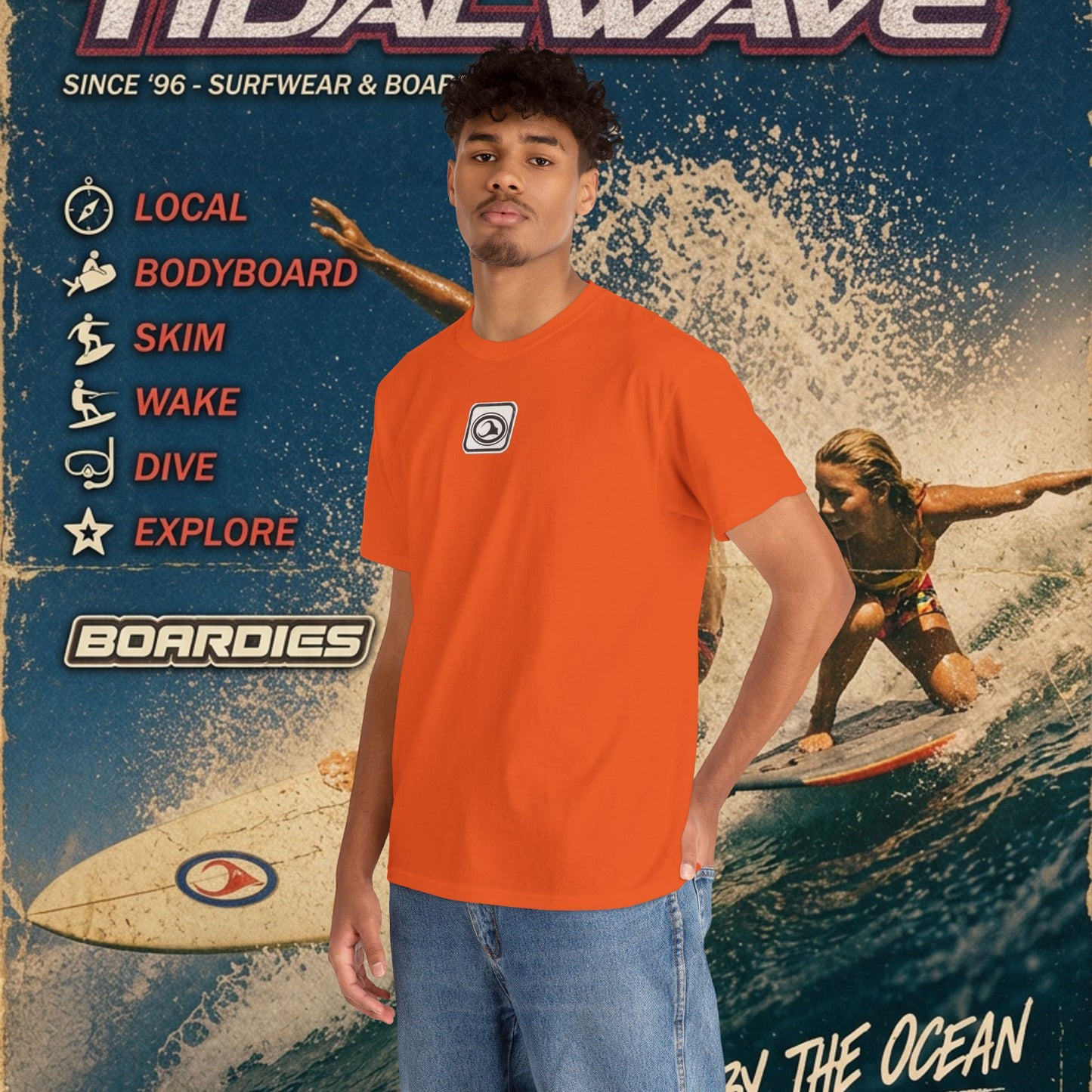TidalWave "Blue and White" Bar logo - Tee