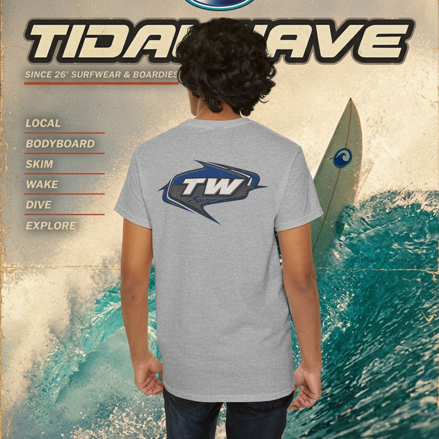 Tidalwave 'TW Sport' Logo Tee
