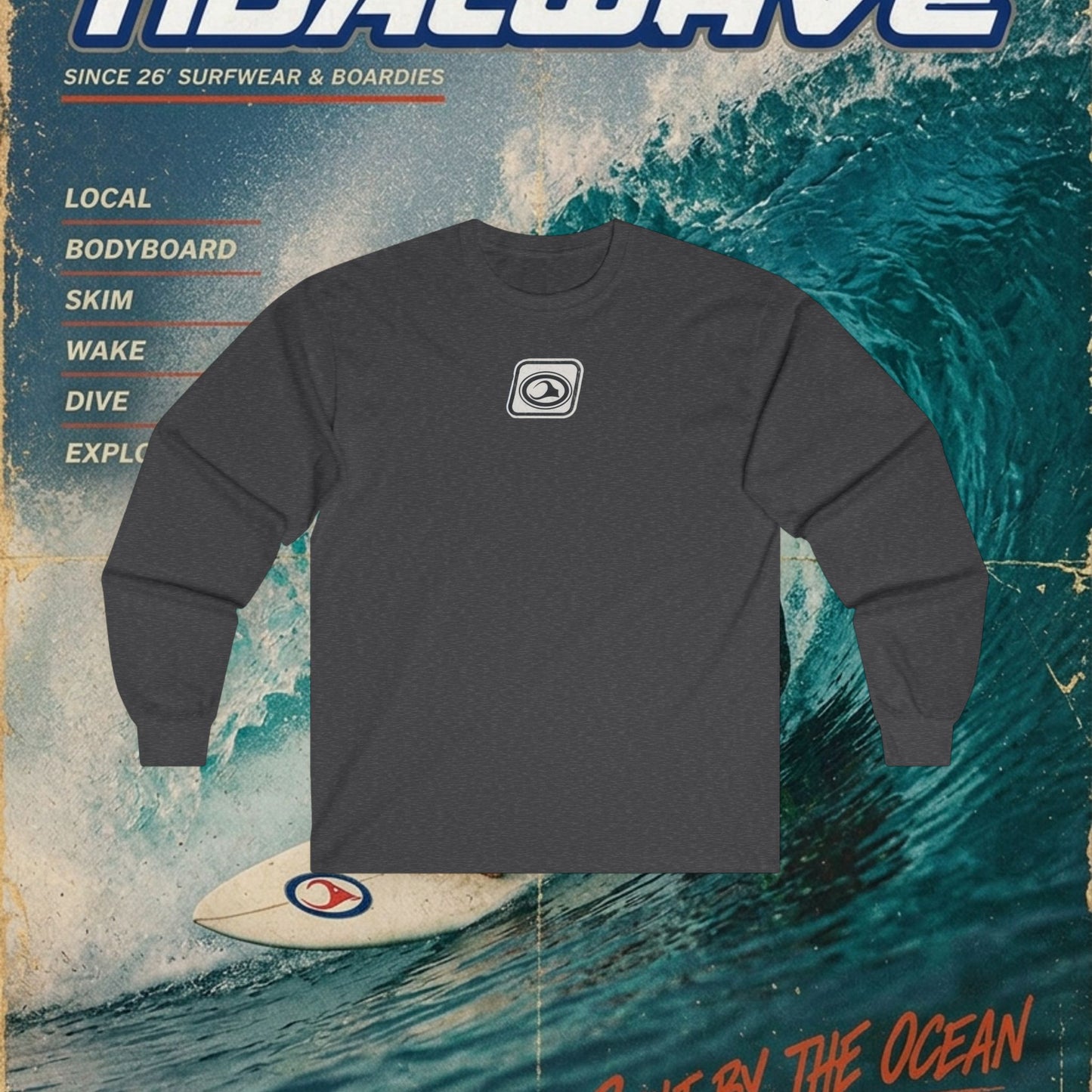 TidalWave "Blue and White" Bar logo - Tee