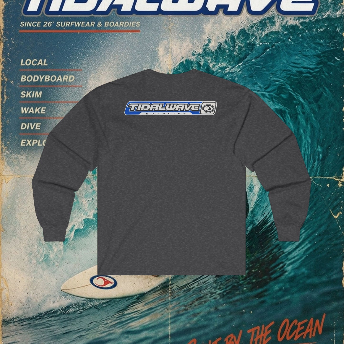 TidalWave "Blue and White" Bar logo - Tee