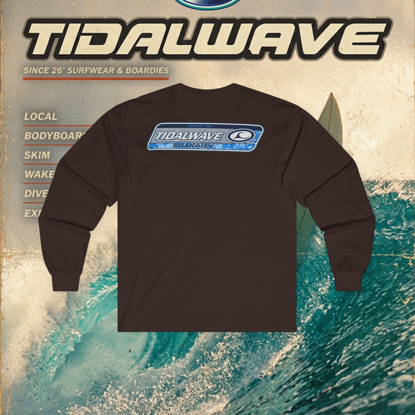 Tidalwave 'White Flower' Logo - Tee