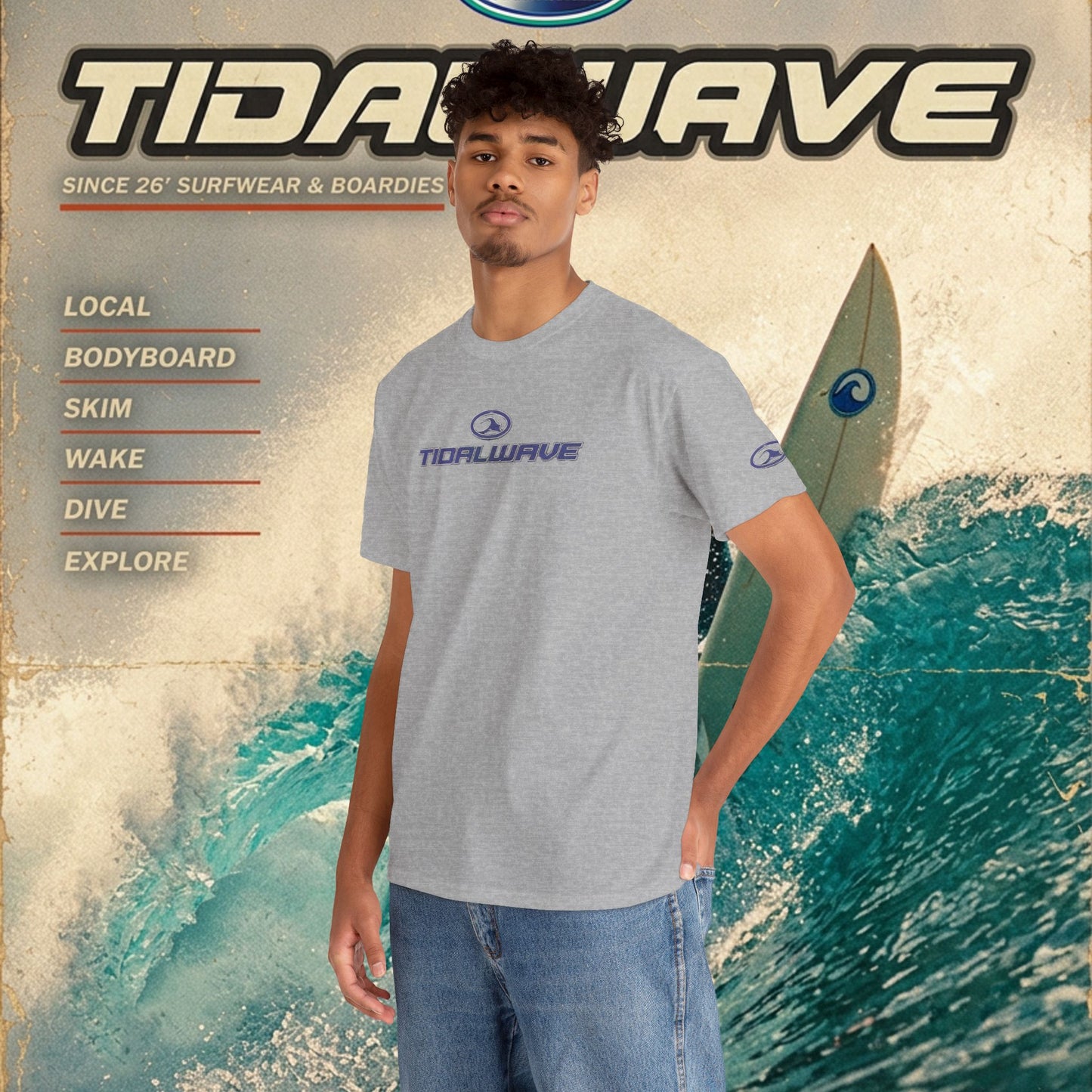 Tidalwave "Plain Outine" Logo - Tee