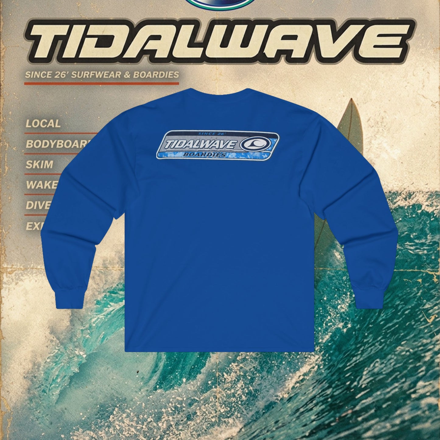 Tidalwave 'White Flower' Logo - Tee