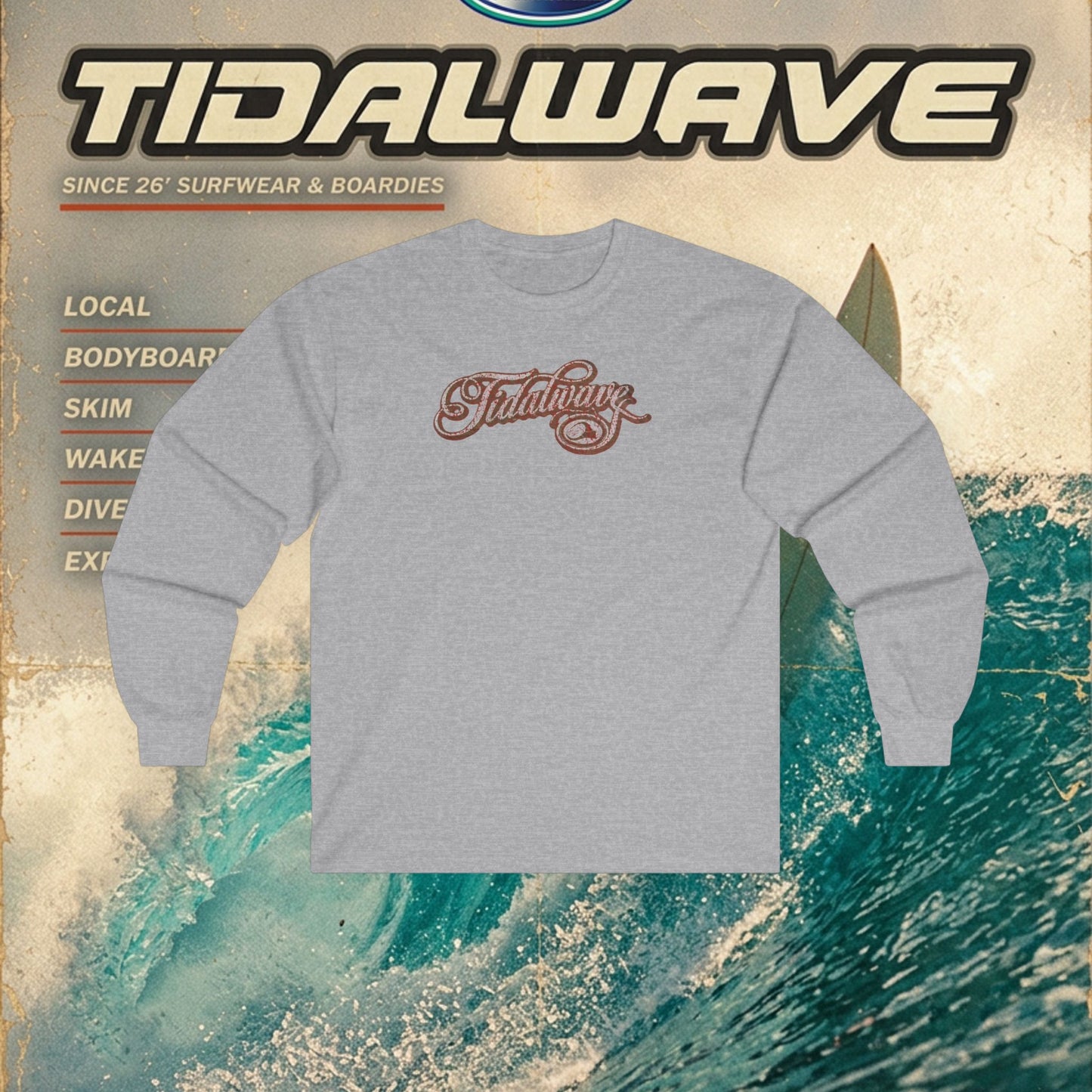 Vintage 'Tidalwave' Script - Tee