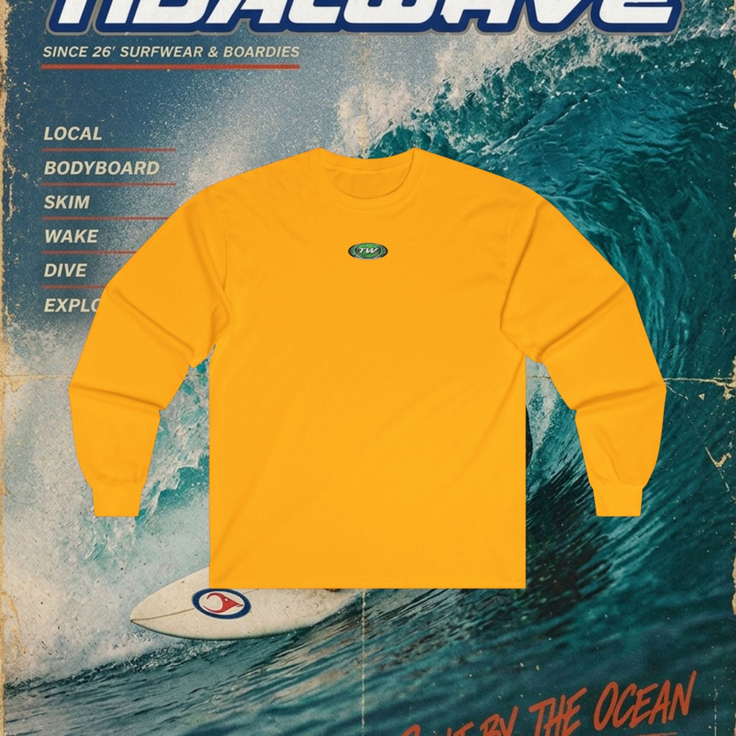 Green Oval 'Tidalwayzz' Logo - longsleeve