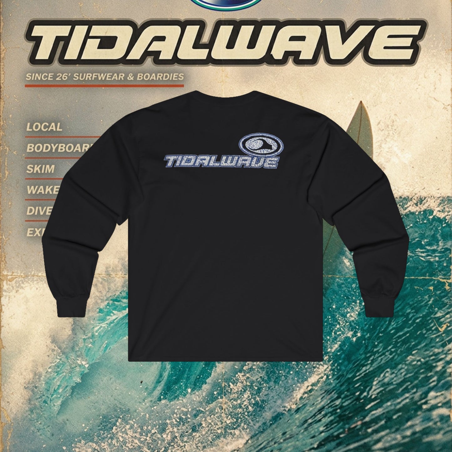 Tidalwave 'Faded Graphics' - longsleeve