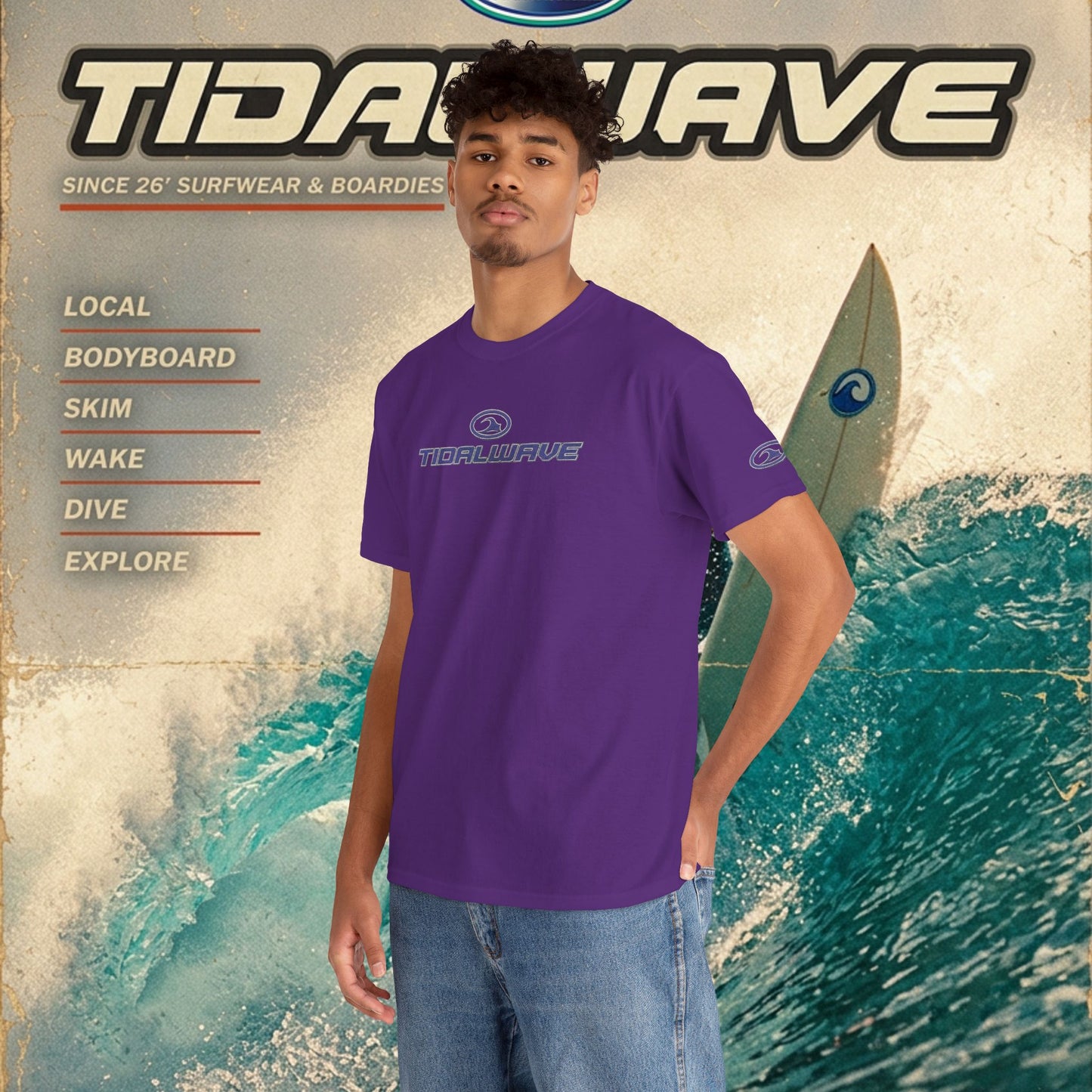 Tidalwave "Plain Outine" Logo - Tee