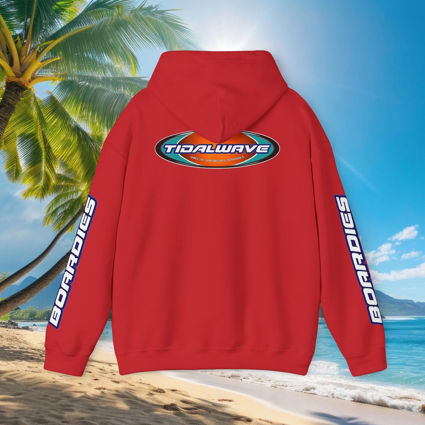 'TIDALWAVE' Logo & 'BOARDIES' Sleeve Pullover