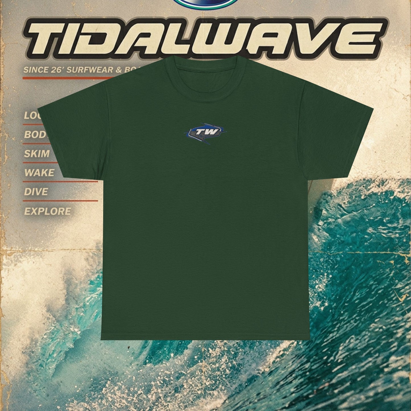 Tidalwave 'TW Sport' Logo Tee